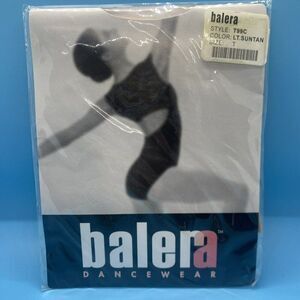 Balera Dancewear Tights T99C Full Footed LT. Suntan‎ Childrens Size T NEW